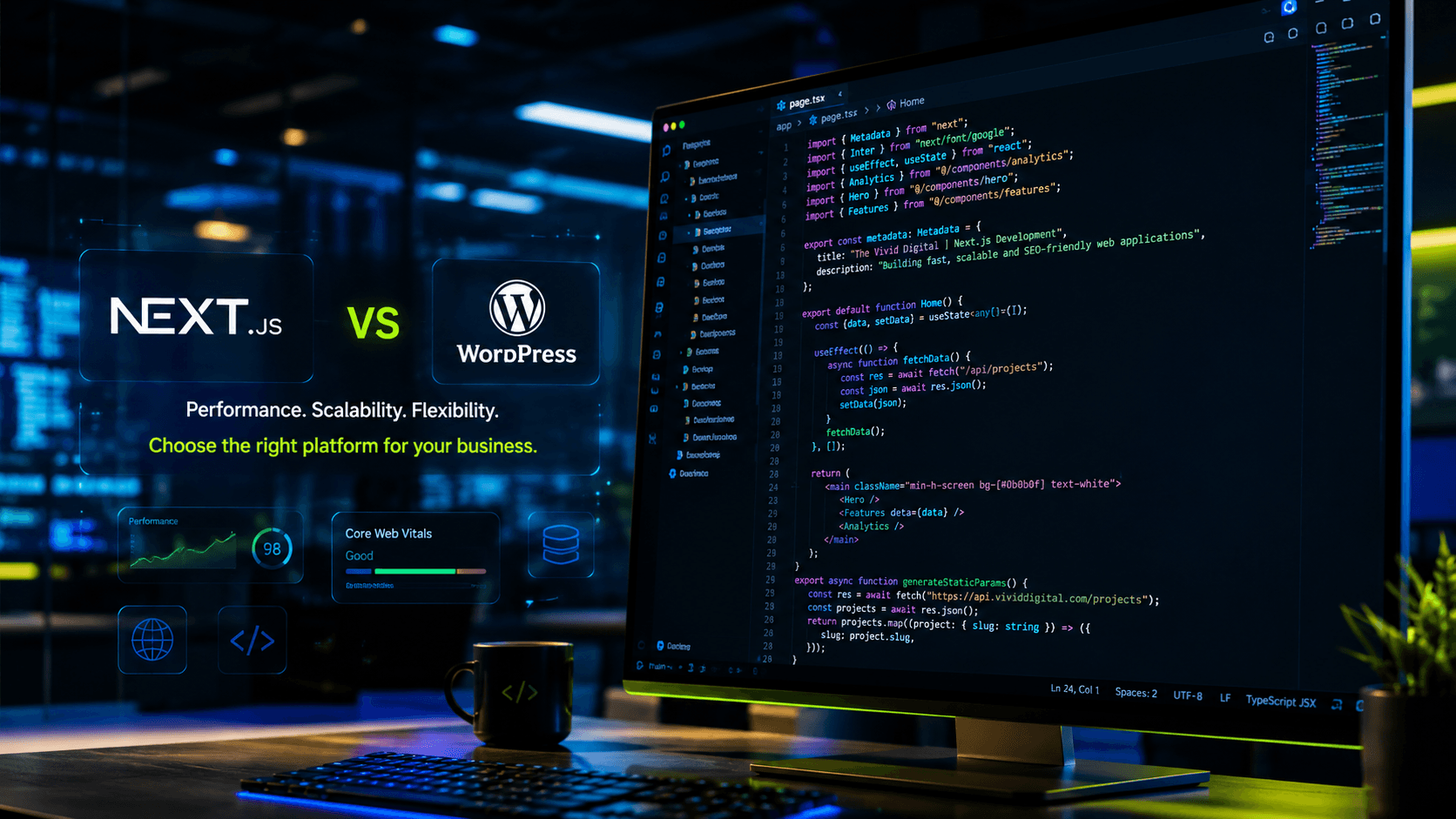 Next.js vs WordPress: Which is Better for Business Websites?